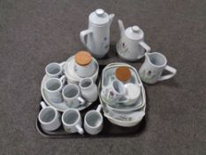 A Buchan Scottish stoneware tea service