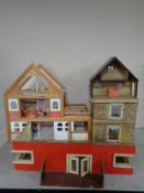 A large quantity of assorted dolls houses
