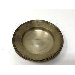 A small silver dish, London marks. CONDITION REPORT: 58.