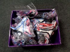 A box containing a quantity of novelty lady's underwear