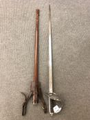 A George V 1897 pattern infantry officer's sword by P Groves of 53 Wellington Street,