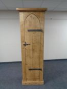 A reclaimed pine sentry door cabinet cupboard,