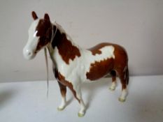 A Beswick Pinto pony,