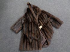 A mink fur coat by Marcus