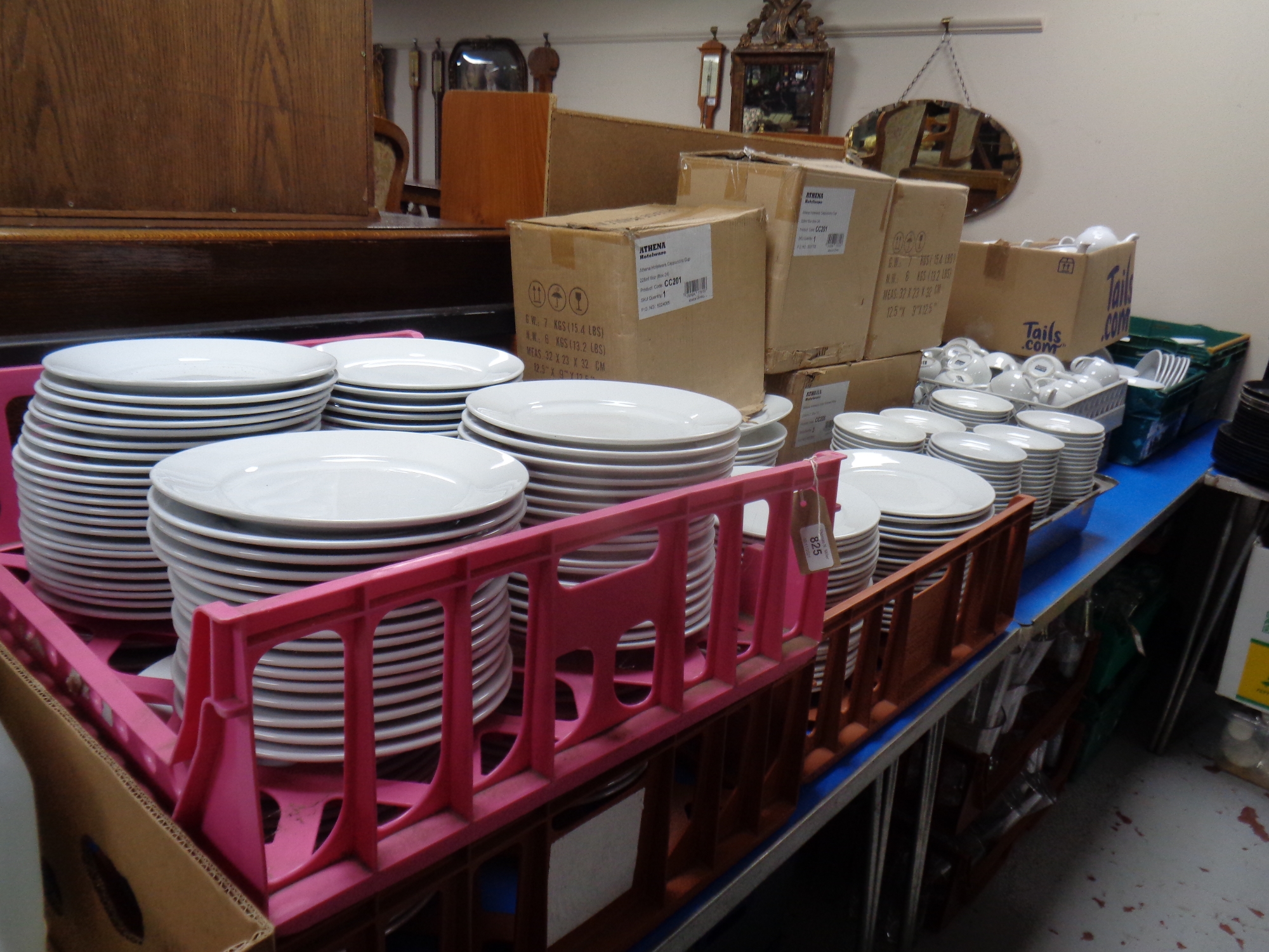 A large quantity of Athena hotel ware to include dinner and tea ware