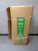 A boxed Dobbie's Balmoral pine Christmas tree, 2.