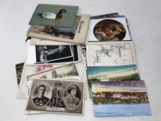 A group of antiquarian and later postcards.