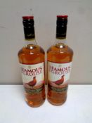 Two bottles of The Famous Grouse Blended Scotch Whisky, 1L,