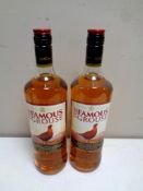 Two bottles of The Famous Grouse Blended Scotch Whisky, 1L,