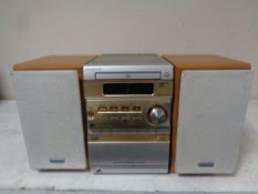 A Kenwood micro hi/fi system