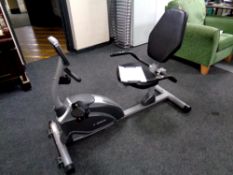 A Exerpeutic recumbent bike