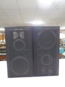 A pair of Jamo D-165 speakers