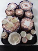 Two tray of a quantity of 19th century Aynsley tea china.