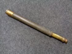 A 20th century brass nautical telescope.