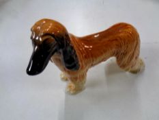 A Beswick figure of an Afghan hound