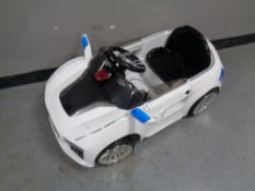 A child's electric ride on BMW convertible