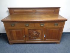 An oak Arts and Crafts sideboard