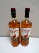 Two bottles of The Famous Grouse Blended Scotch Whisky, 1L,