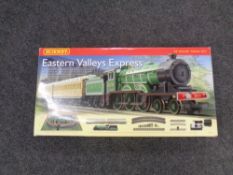 A Hornby Eastern Valleys Express double OO gauge train set,