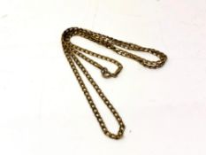 A 9ct gold necklace. CONDITION REPORT: 4.