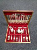 A canteen of Pedigree plated cutlery