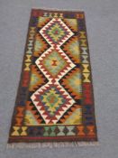 A Maimana kilim runner,