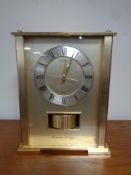 A Seiko Quartz Westminster Whittington mantel clock