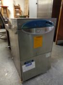 An Aristarco stainless steel counter top dish washer