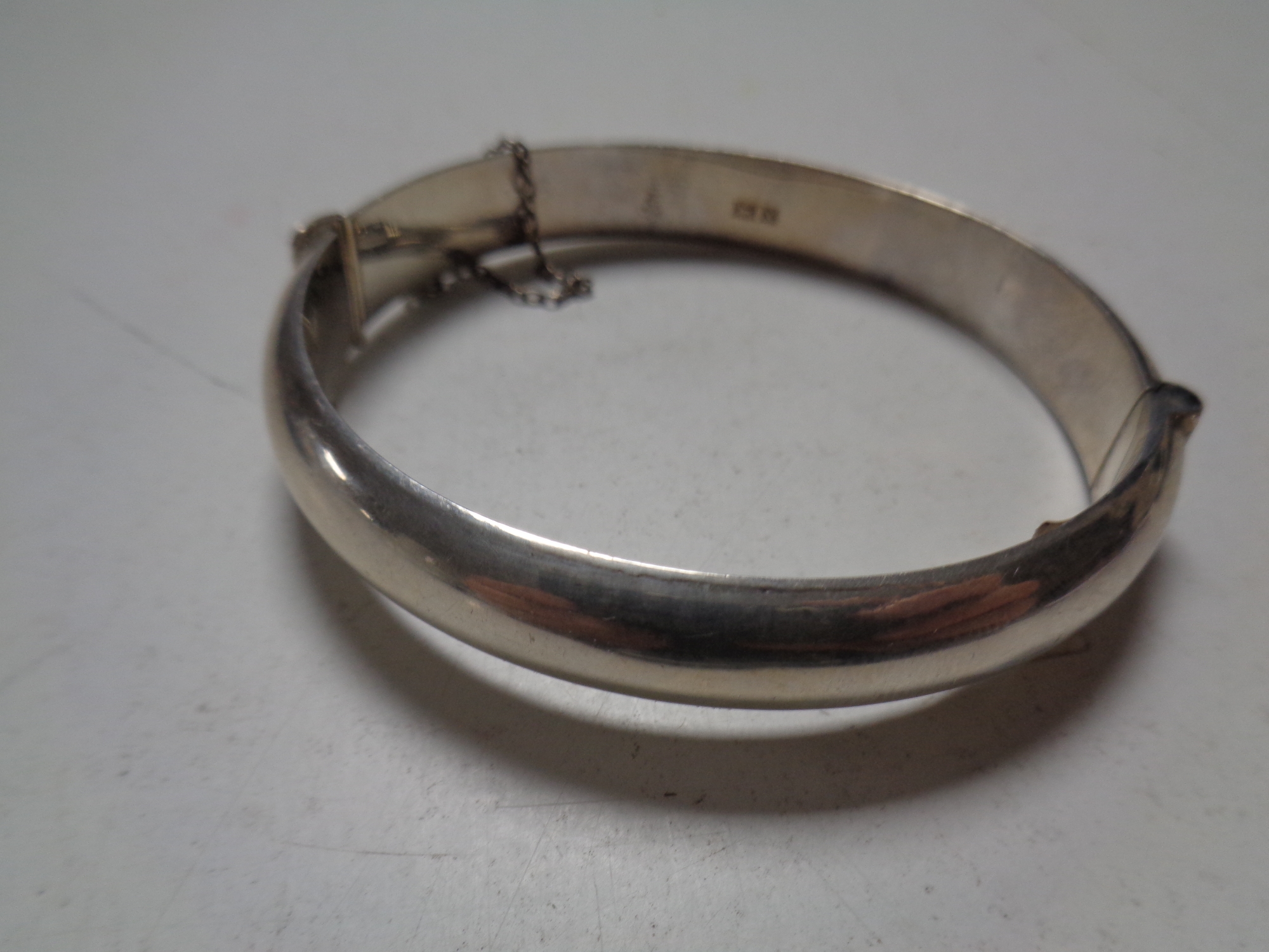 A silver bangle