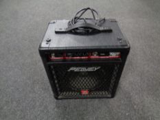 A Peavey micro base amplifier