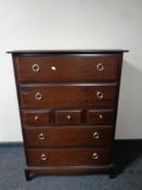 A Stag Minstrel seven drawer chest