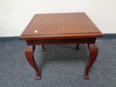 A stained oak occasional table