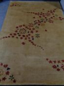 A contemporary woolen rug,