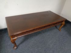 An American style rectangular coffee table