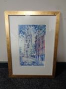 A Roy Francis Kirton signed limited edition print, St Nicholas Cathedral, No.