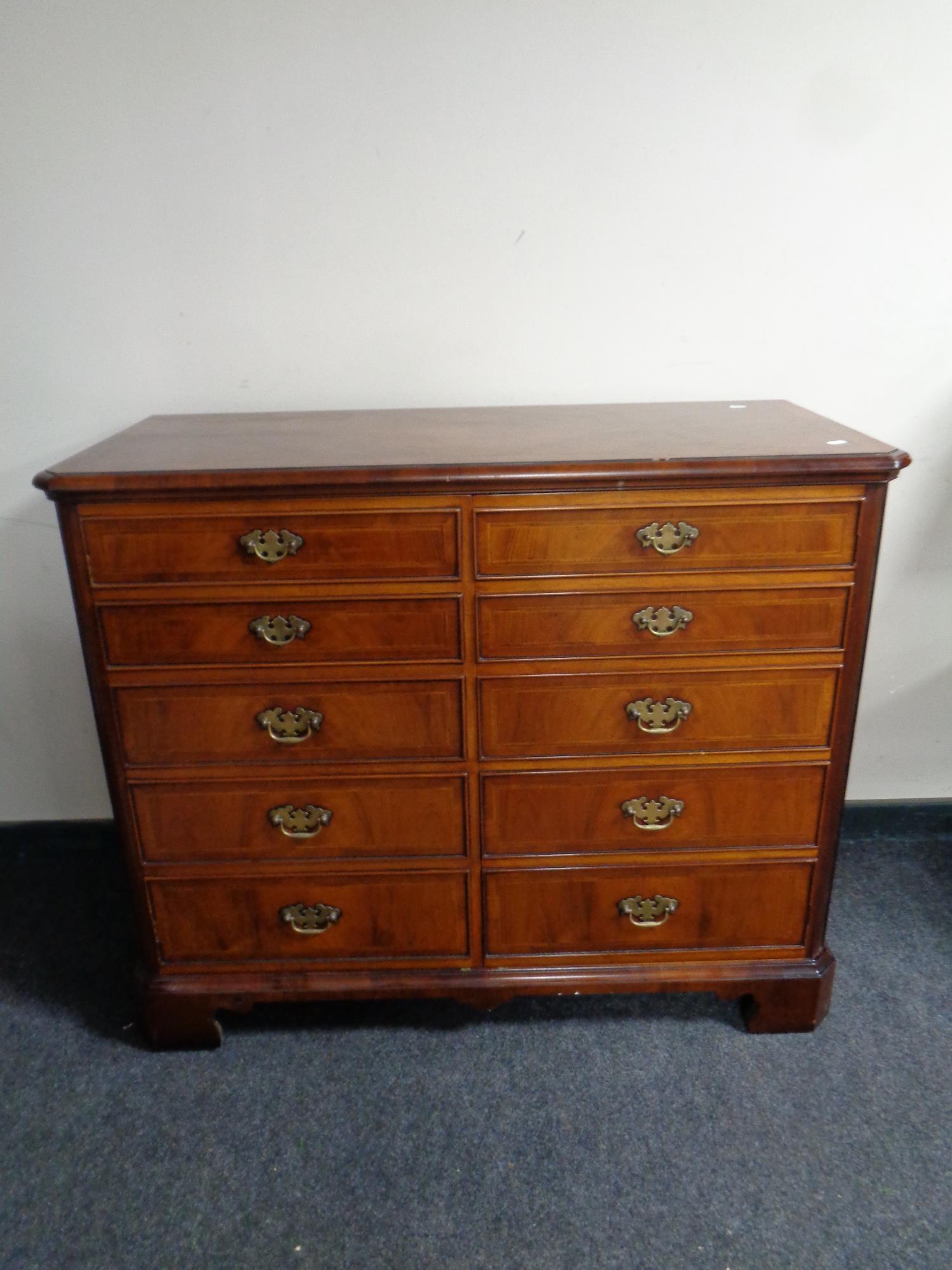 A Chapman's Siesta audio cabinet in the form of a Georgian chest