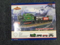 A Bachmann Branch Line Puffing Billy electric train set,