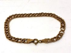 A 9ct gold bracelet CONDITION REPORT: 2.