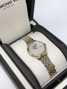 A lady's Raymond Weil two-tone stainless steel wrist watch,