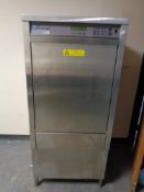A Lancer stainless steel commercial dish washer