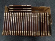 A box containing 26 Time Life volumes,