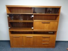 A 20th century G Plan style wall unit