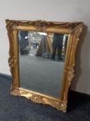 A Victorian style gilt framed bevel edged mirror
