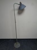 A 20th century industrial rise and fall floor lamp