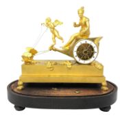 A French ormolu eight day figural mantel clock, signed Leroi a Paris,