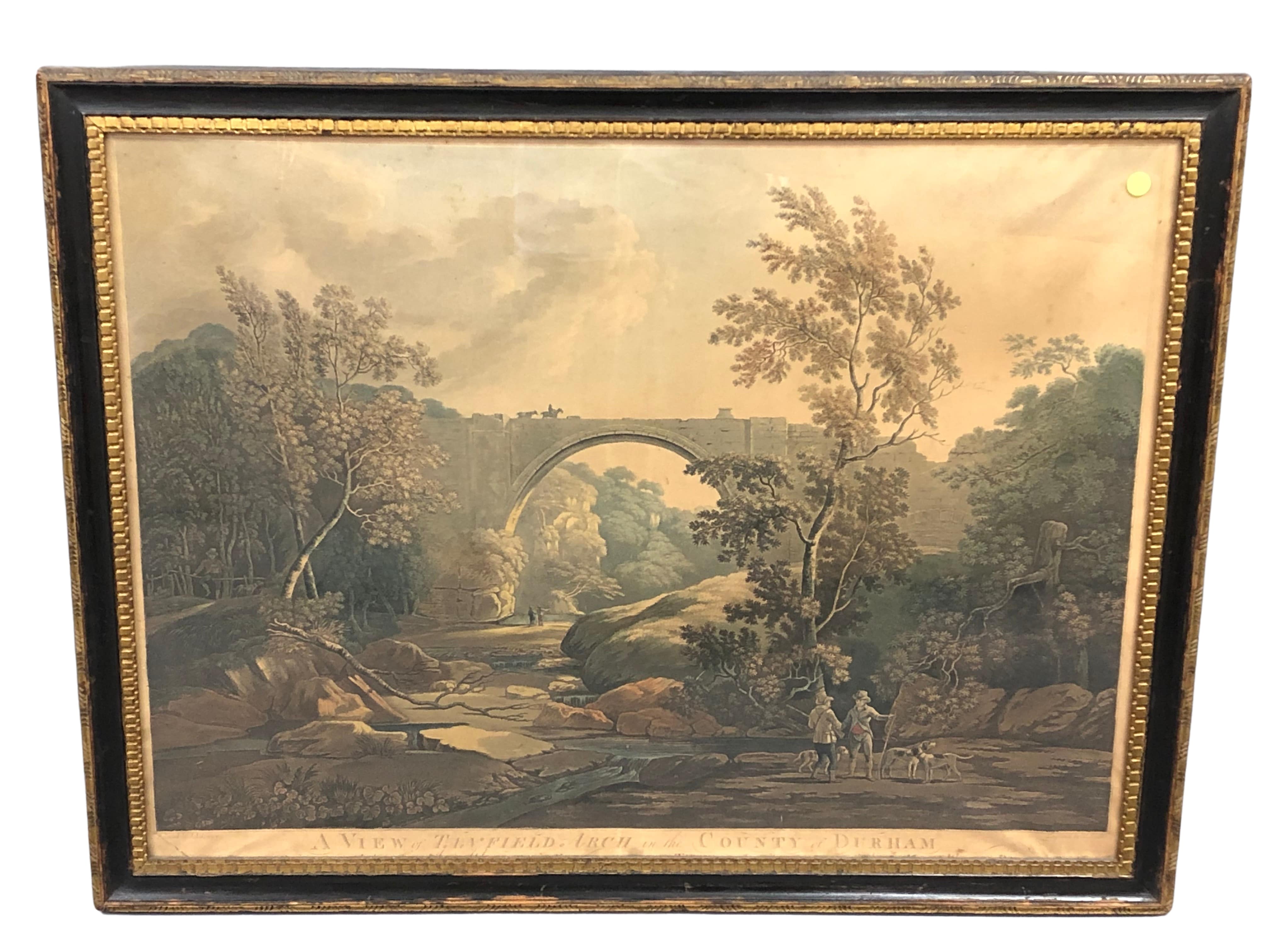 Joseph Constantin Stadler (Engraver) : A View of Tanfield Arch in the County of Durham,