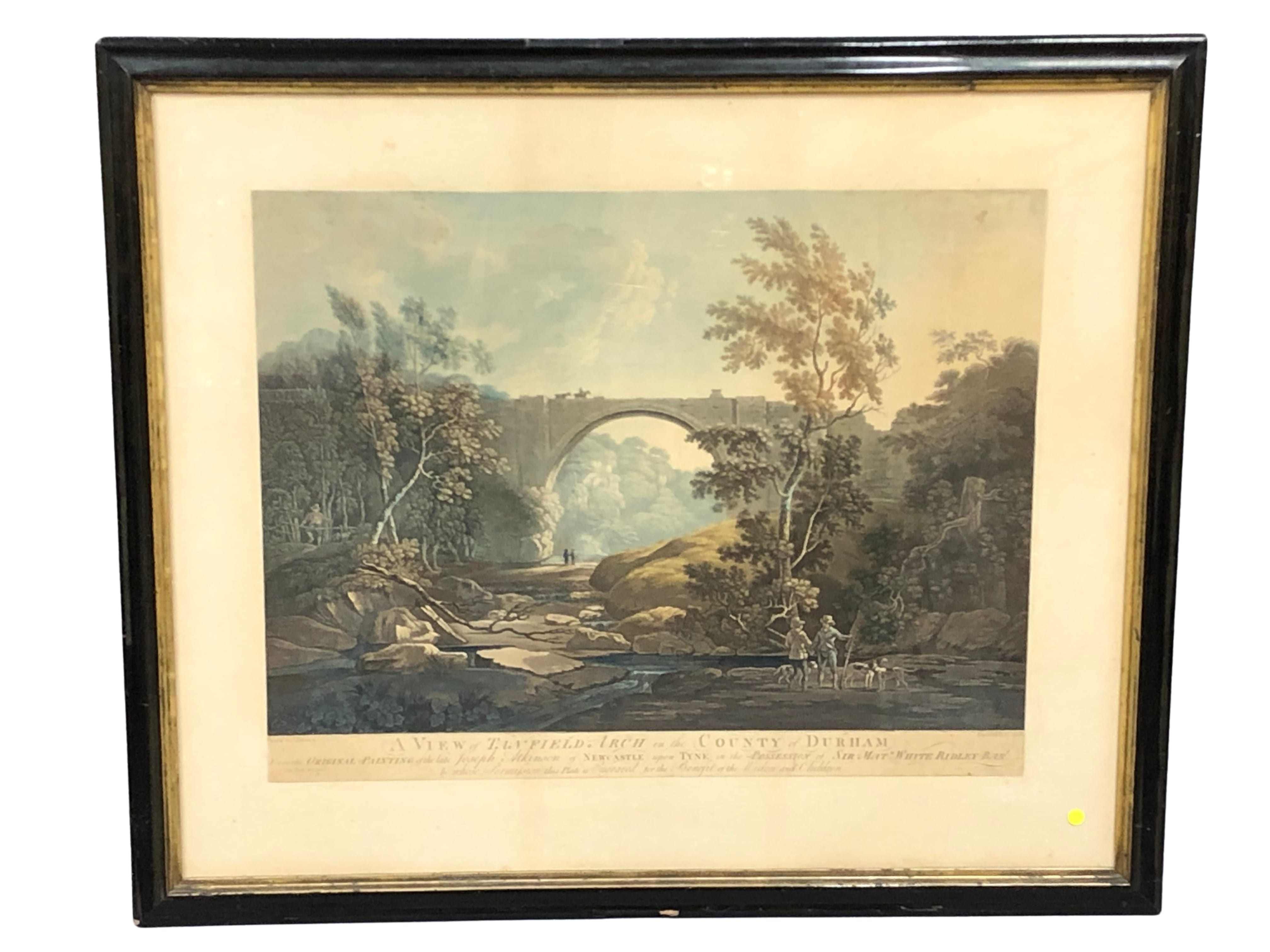 Joseph Constantin Stadler (Engraver) : A View of Tanfield Arch in the County of Durham,