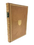 Eton College Press (Printer) : Poems by Thomas Gray, a volume, full leather binding, 1894.