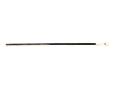 A 19th century ivory mounted Gentleman's walking cane, the terminal enscribed 'Dr Clarke,