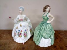 Two Royal Doulton figures,